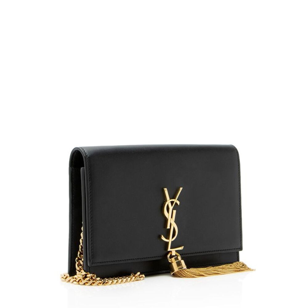 Saint Laurent Calfskin Monogram Kate Tassel Chain Wallet - Picture 2 of 10